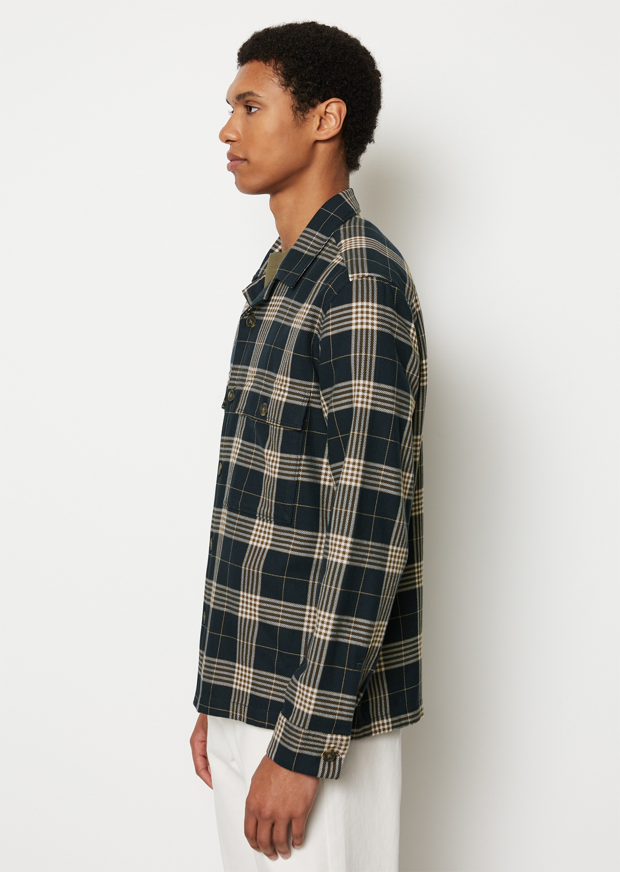 Overshirt aus kräftigem Bio-Baumwoll-Twill