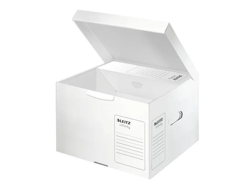 Opbevaringskasse Leitz Infinity FSC®mediu Hvid - (10 stk.)