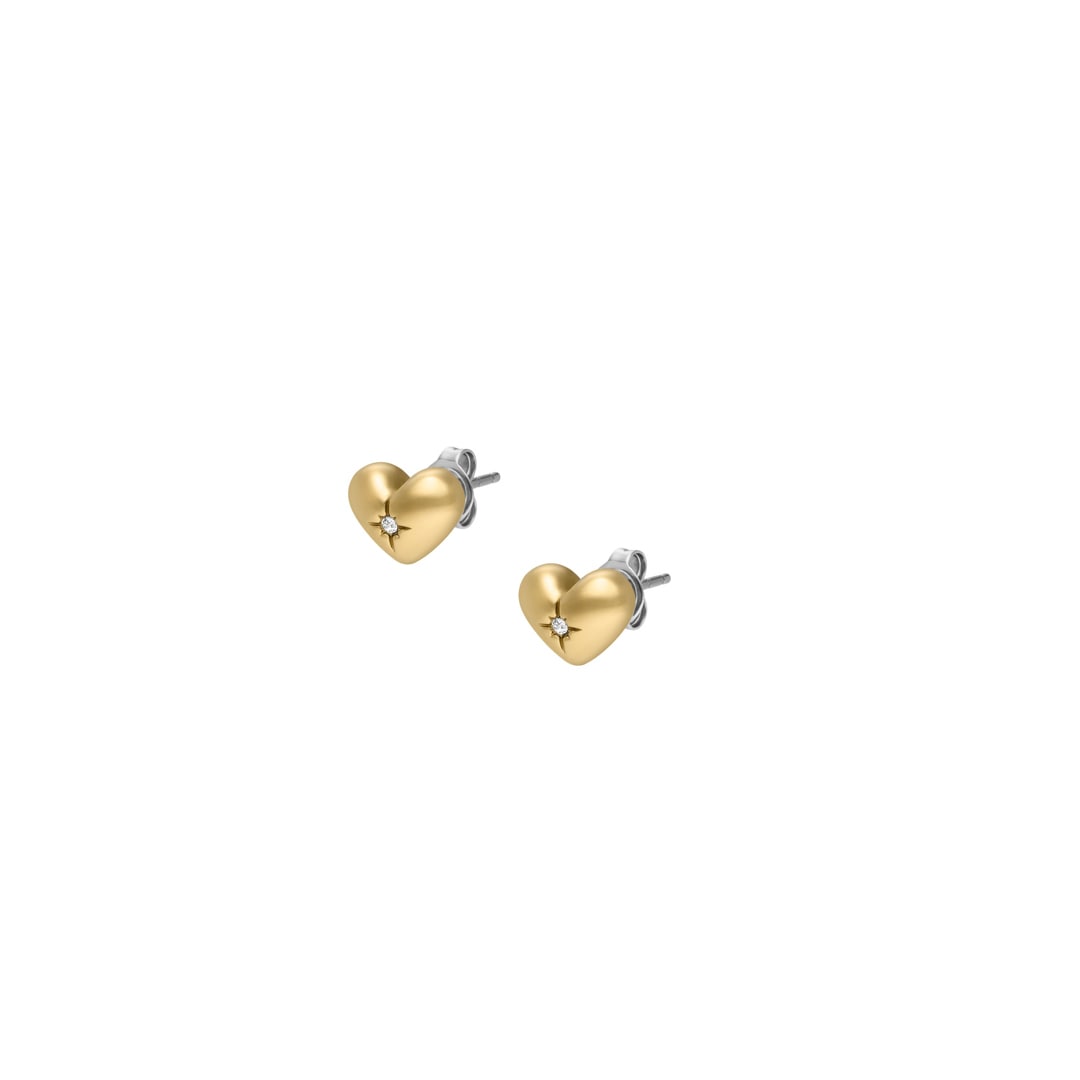 Fossil Ohrstecker Sadie All My Love Heart goldfarben