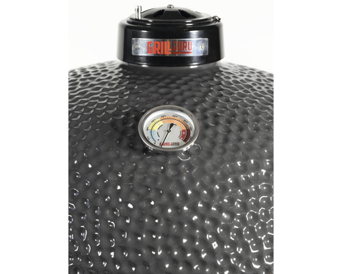 Keramische grill Grill Guru Kamado Original XL met standaard en opbergruimte, op wielen
