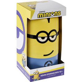 Boîte de rangement Minions 'kevin', 10 L, bleu/jaune