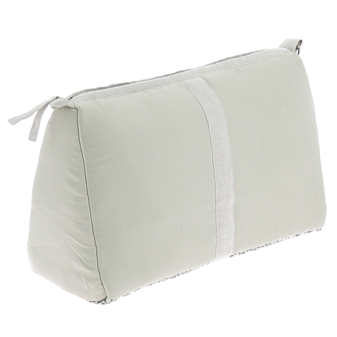 En Fil d'Indienne Trousse de toilette XL Soie beige - 34x22x15 cm