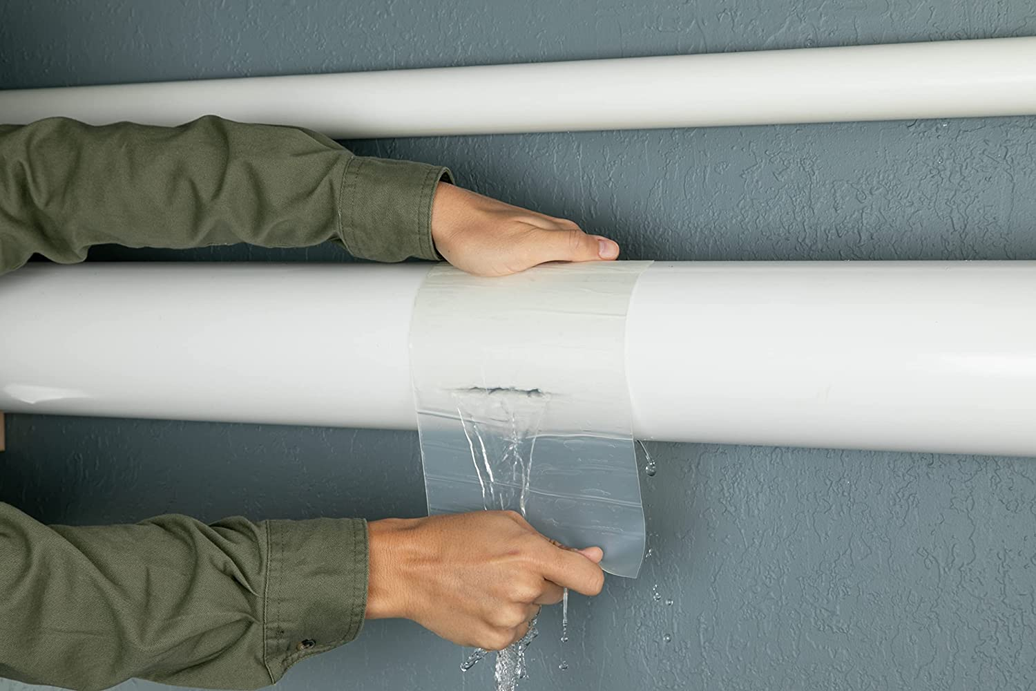 (10x152cm) Jimator Tape Wasserfestes Universal Super Klebeband für Heimwerker / Reparaturen - Transparent
