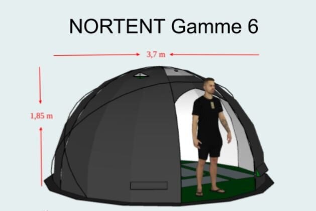 Nortent Gamme 6 PC<br>Frittstående bomullstelt