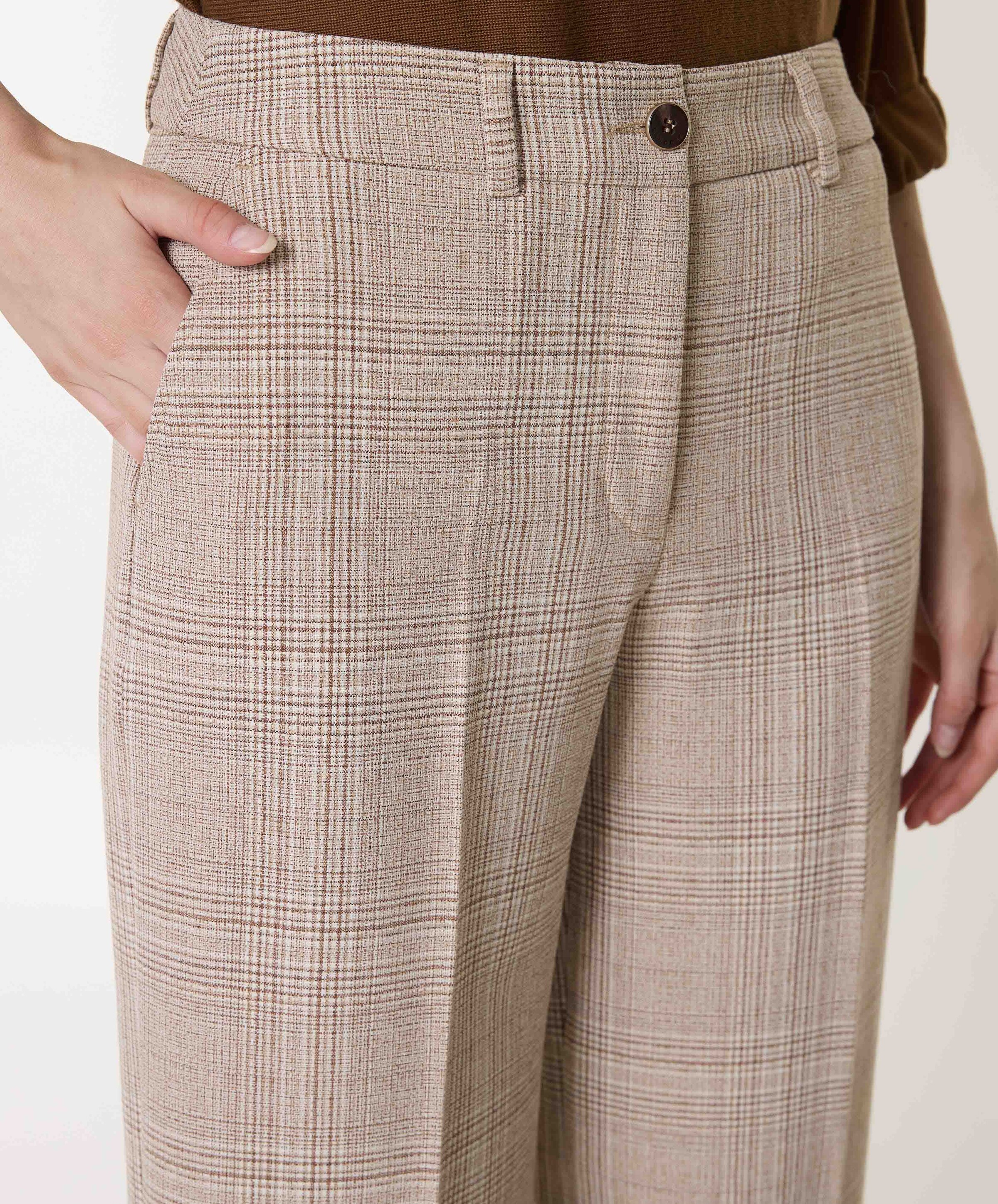 Xandres PUK_ dames pantalon beige