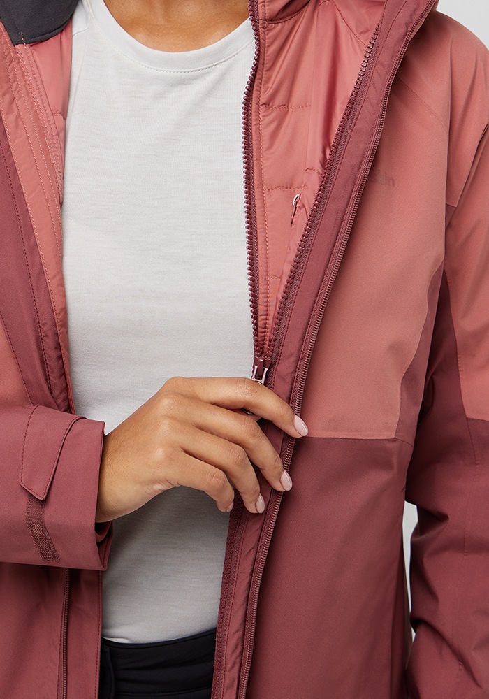 Jack Wolfskin 3-in-1-Funktionsjacke »GLAABACH 3IN1 JKT W« mit Kapuze