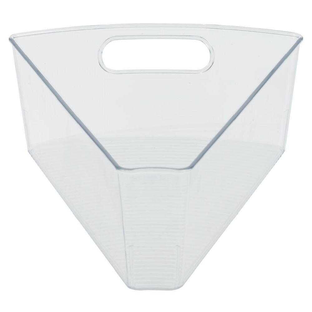 Bac de rangement triangulaire transparent pour frigo 3L