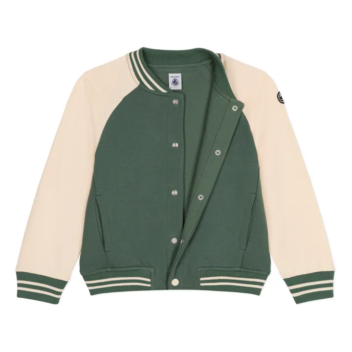 Petit Bateau Teddy Macha Molleton | Vert kaki