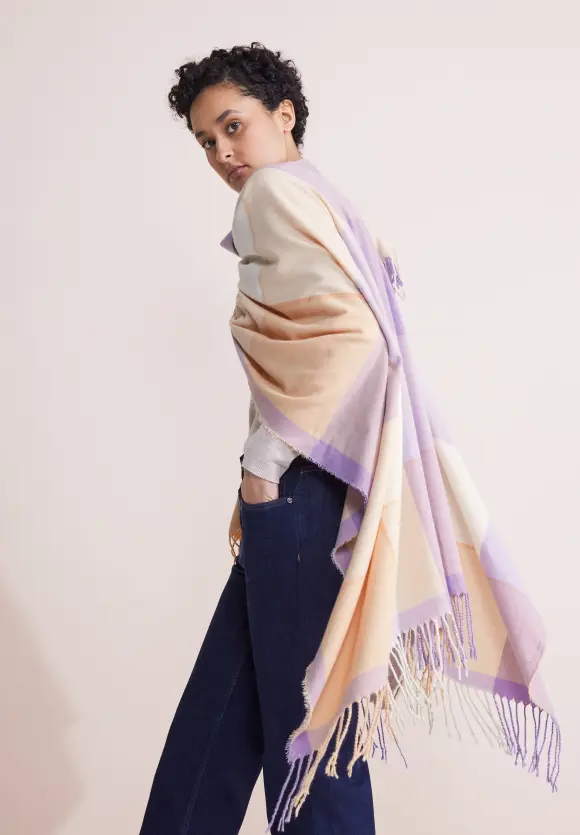 Karo Sommer Cape - shiny lilac
