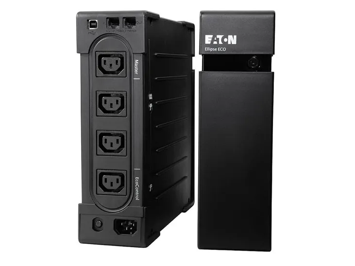 Eaton Ellipse ECO 650 USB IEC - UPS (stativ-monterbar / ekstern) - AC 230 V - 400 Watt - 650 VA - USB - output-stikforbindelser: 4 - 2U - 19