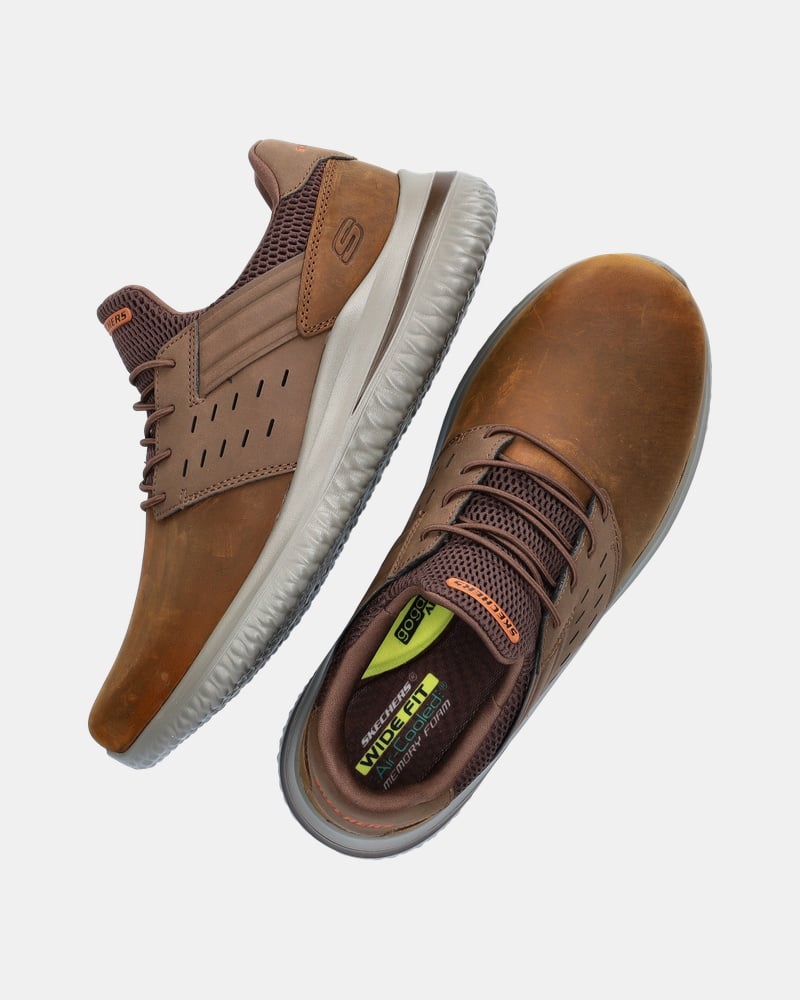 Skechers Delson 3.0 Ezra Lage sneakers  - cognac