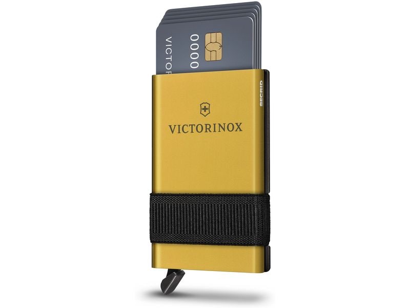 Victorinox Portemonnaie Smart Card Delightful Gold Geldbörse mit Kartenschutzhülle und Moneyband