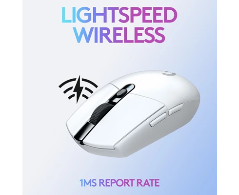 Logitech G305 Lightspeed Wireless Mouse - White
