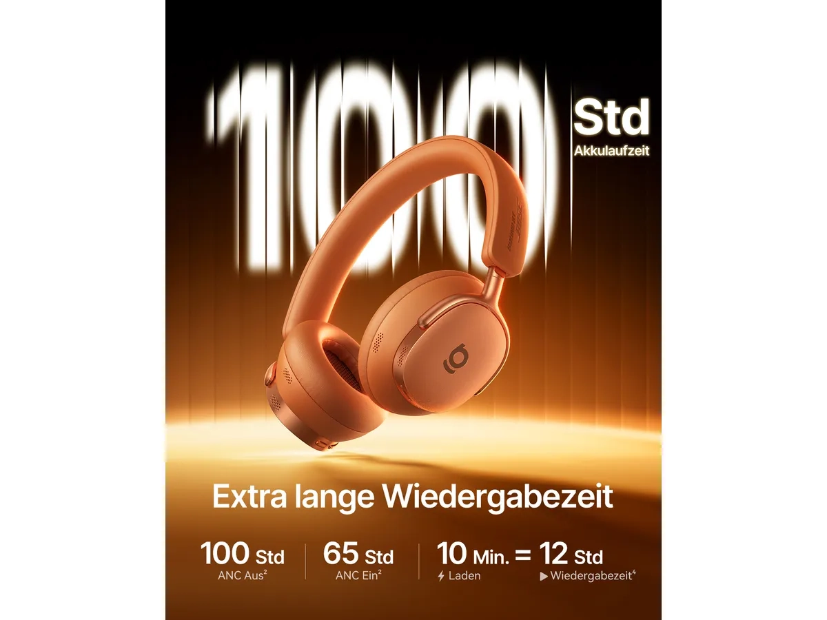 Inspire XH1 ANC Over-Ear Bluetooth 6.0 Kopfhörer mit Sound by Bose und Dolby Audio-Technologie (A0203600) - Sunset Coral