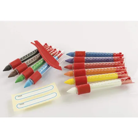 Eberhard Faber Wachskreide wasserfest 10er, Etui