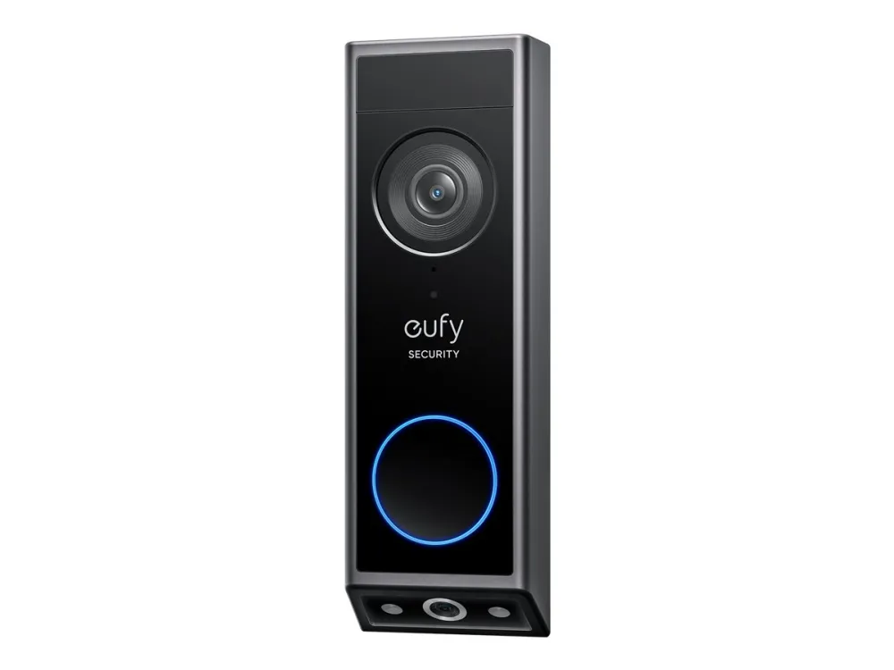 Eufy Security Video Doorbell E340 - Smart dørklokke - med kamera - batteridrevet - trådløs - Wi-Fi - 2.4 Ghz