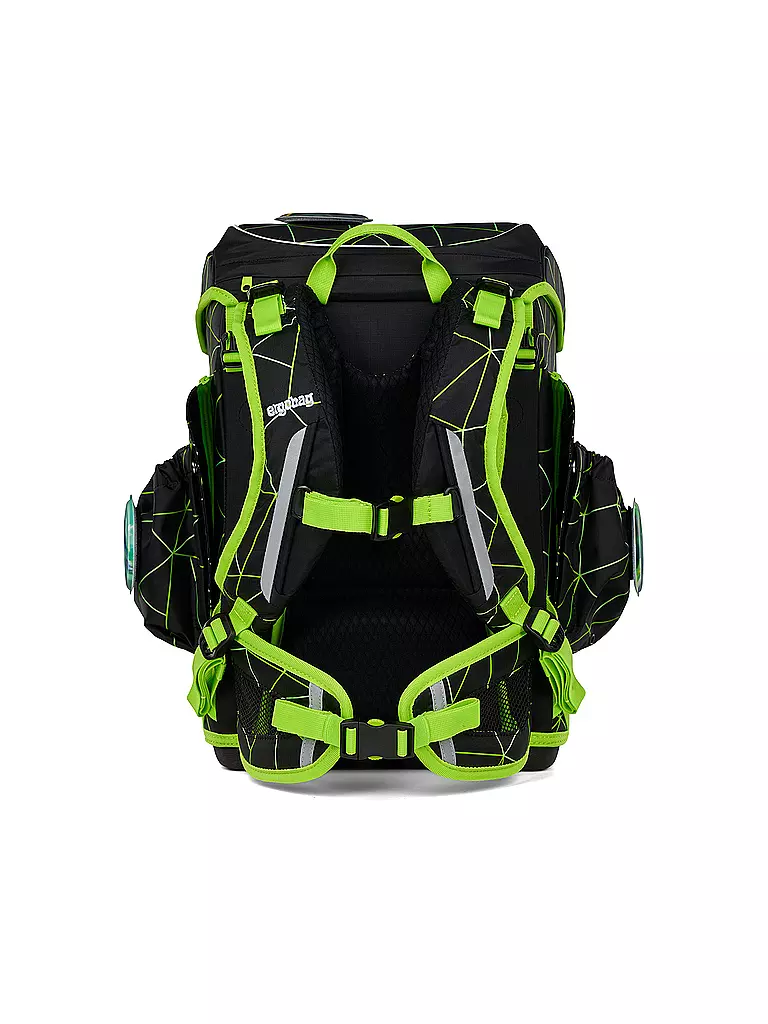 ERGOBAG Schultasche Set 5tlg CUBO LIGHT CyBär Race schwarz