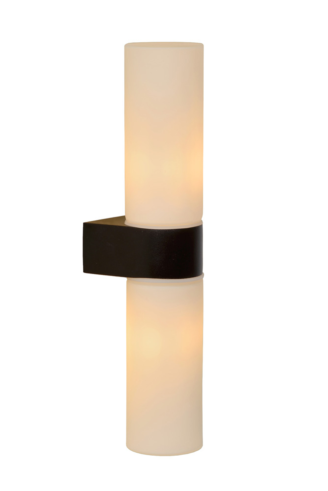 Lucide Jesse wandlamp dubbel 33W zwart