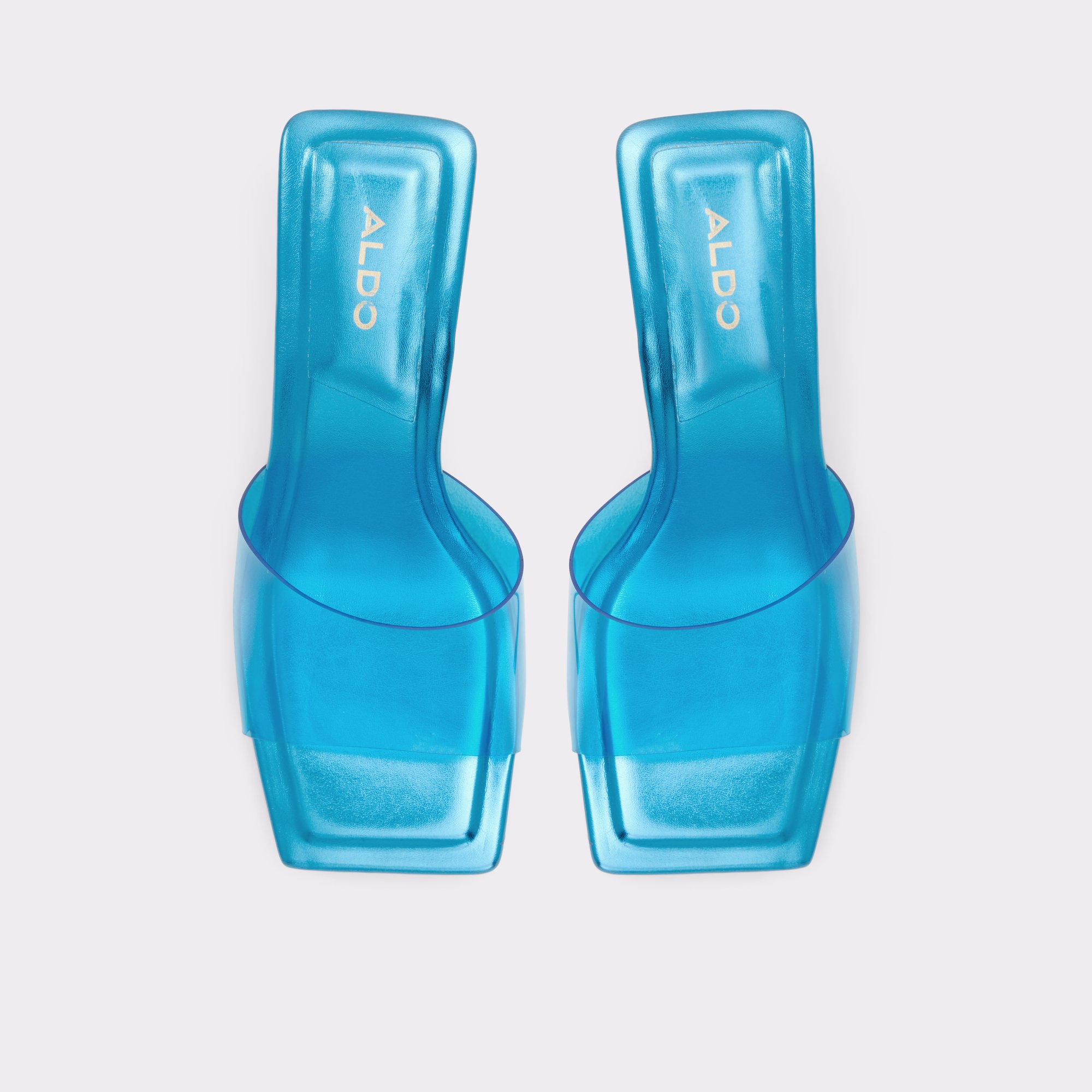 Cassilia Medium Blue Women Mule Shoes