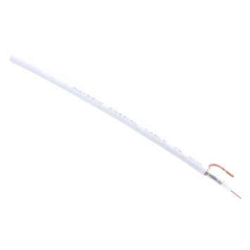Q-Link coax kabel RG59 25 meter wit