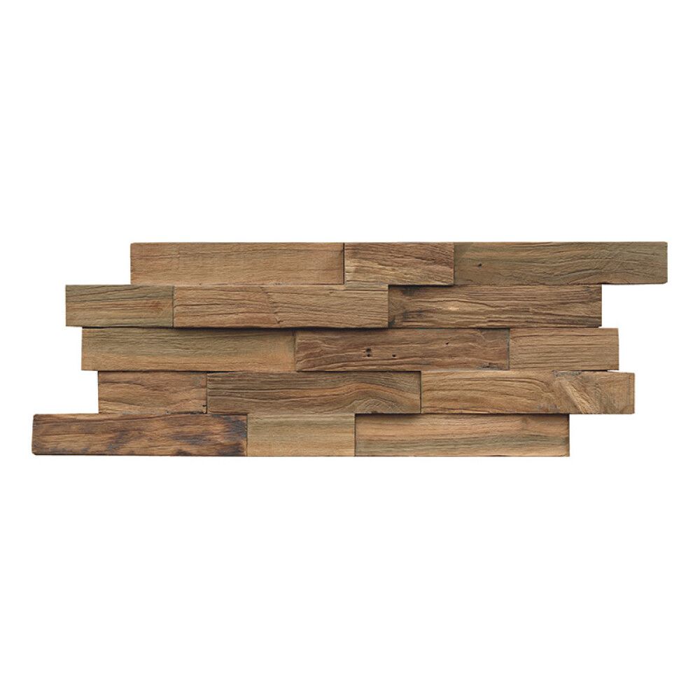 VEGGPANEL NATUR TEAK INDO 500X200MM 1.00M²