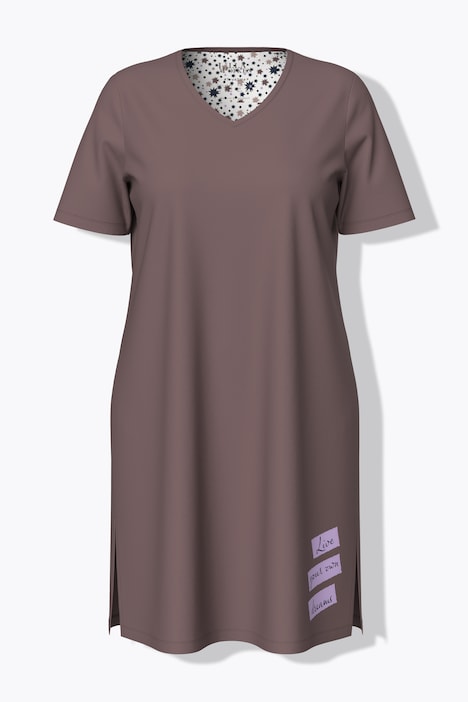 Bigshirts, 2er-Pack, Rundhals-/V-Ausschnitt, Halbarm