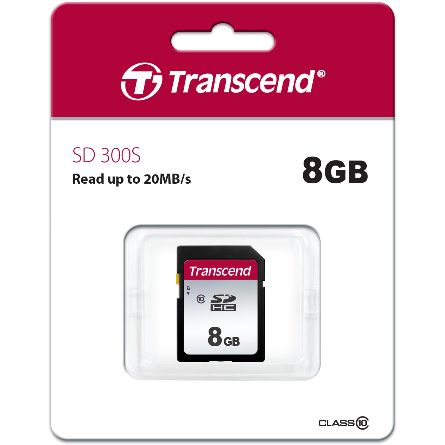Transcend SDC300S 8GB SD-kaart C10