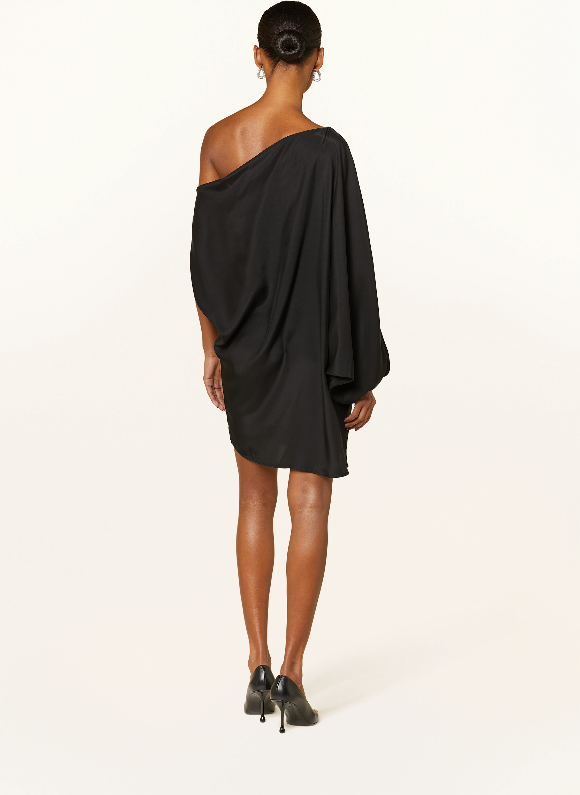 GAUGE81 One-Shoulder-Kleid OTA aus Seide