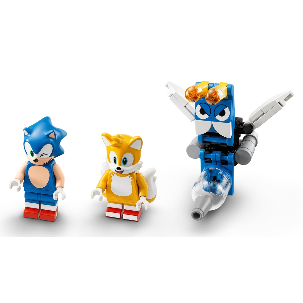 LEGO Sonic the Hedgehog 76991 Tails Werkstatt und Tornado-Flugzeug Bauset
