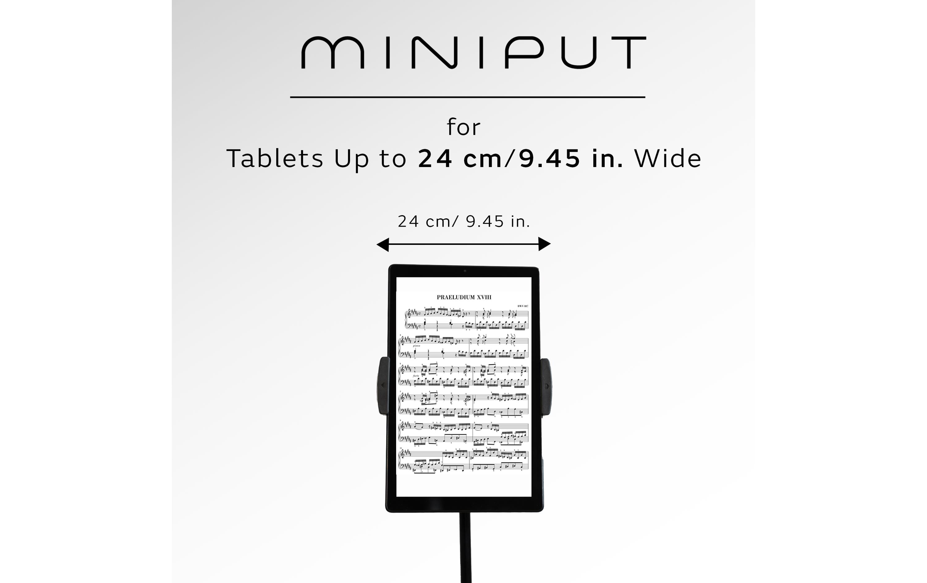 Ultraportabler Notenständer DigitalNotenpult mit einem Höhenbereich von 34 cm bis 119 cm