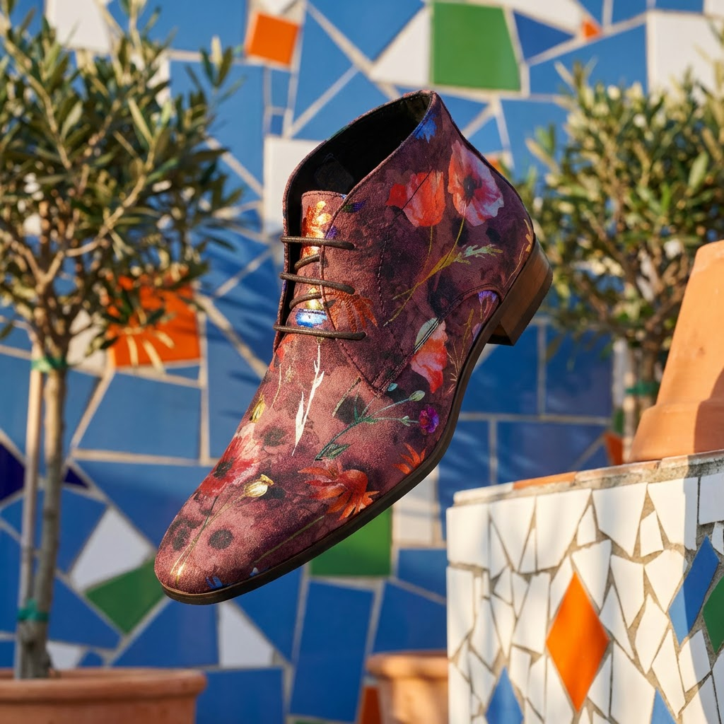 Rosso Velour Flora High - PRE-ORDER