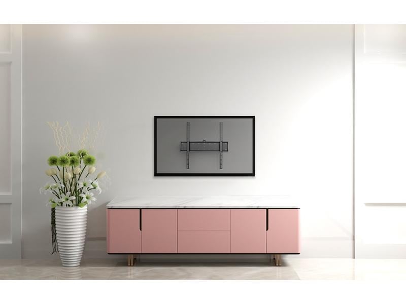 NEOMOUNTS Wandhalterung FPMA-W300 Schwarz Flache Wandhalterung für Flachbildschirme bis 55 Zoll