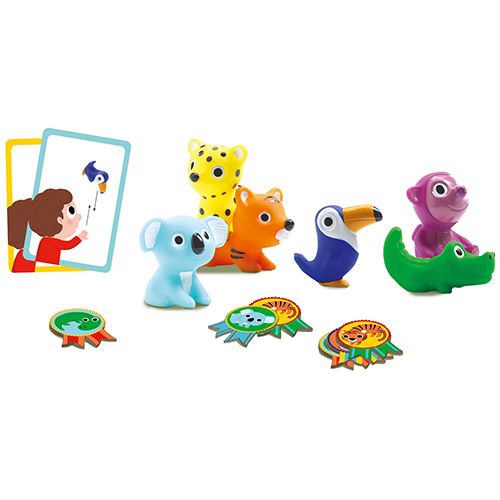 Djeco kaartspel little action - met diertjes en medailles DJ08557