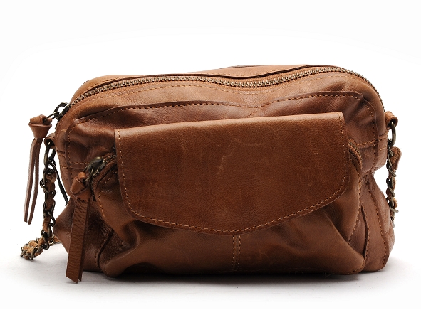Pieces ville accessoires pcnaina leather cross body fc noos marron
