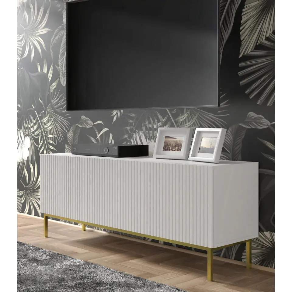 Ravenna B TV-meubel 150 3D gefreesd MDF folie mat