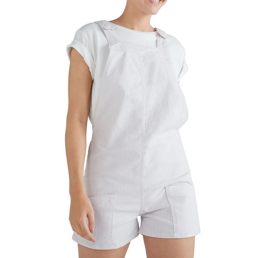 O'Neill Combi-Short à Rayure Bleu/Blanc Femme O'Neill Dungaree