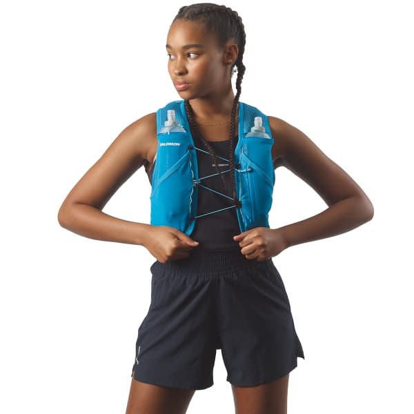 Sac trail SALOMON ACTIVE SKIN 8 SET BLUE DANUBE/BLUE CURACAO