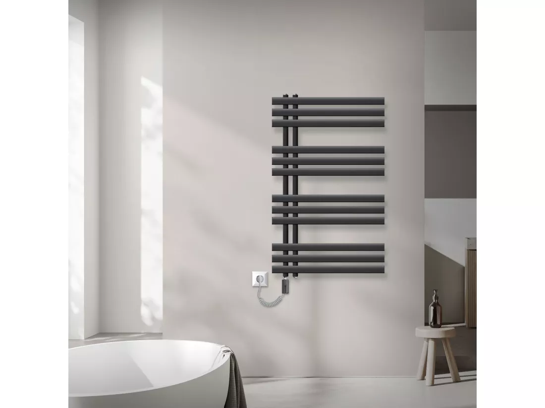 Iron EM Radiator Radiateur sèche-serviettes Radiateur de salle de bain anthracit
