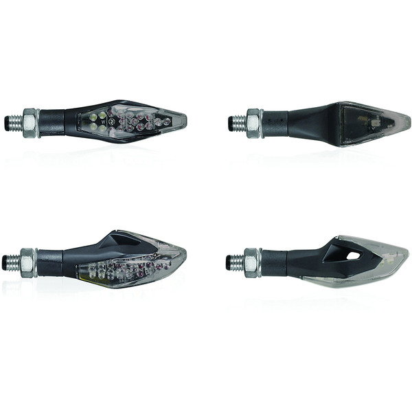 Chaft - Clignotants LED Multi Fonctions Wanted Noir / Fumé
