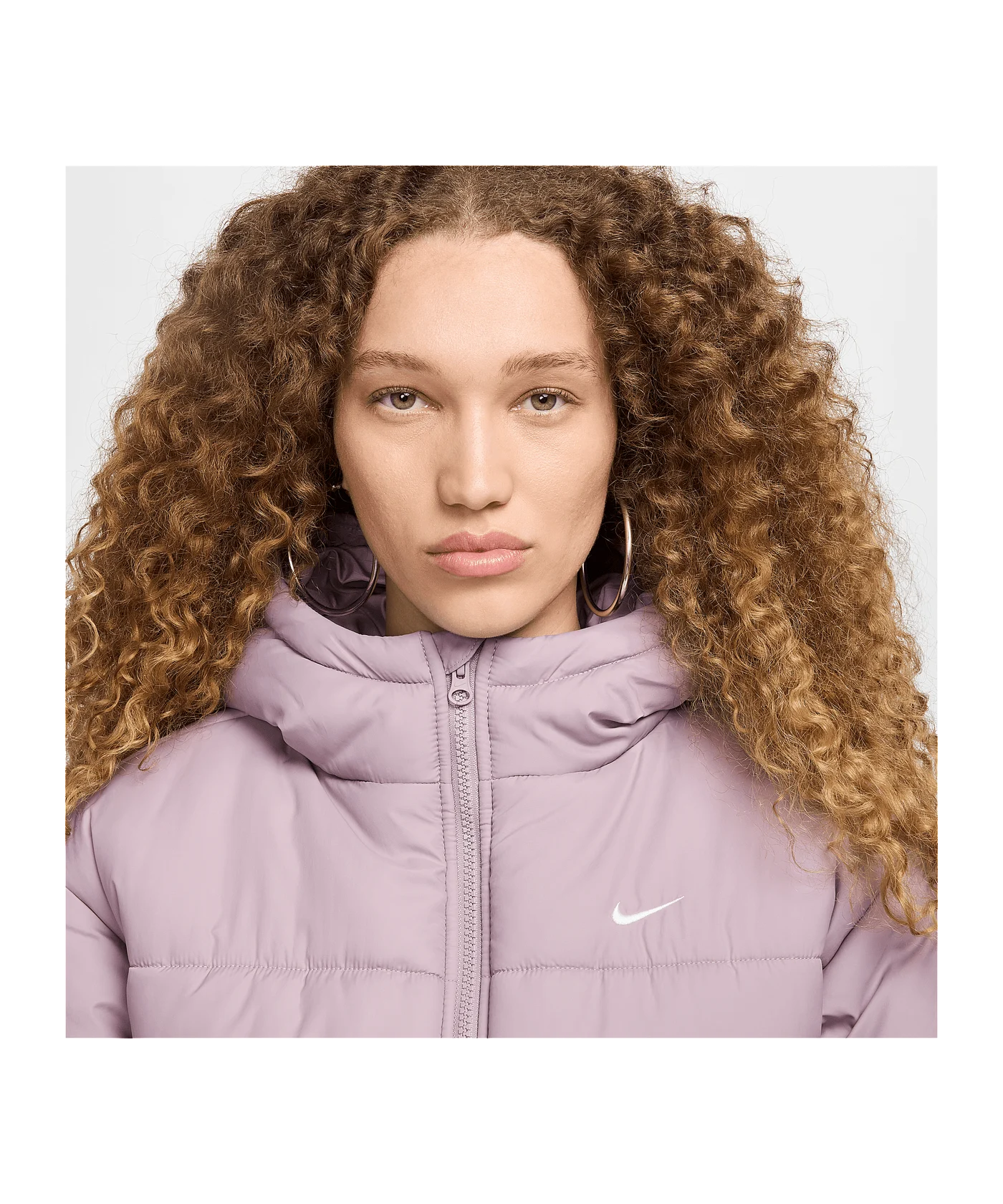 Nike Synfleece Classic Puffer Jacke Damen Lila F226