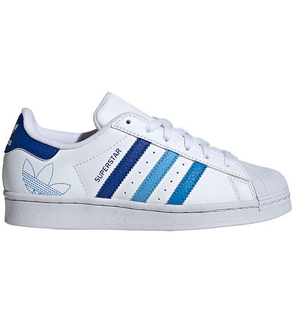 adidas Originals Schuhe - Superstar J - Weiß/Blau