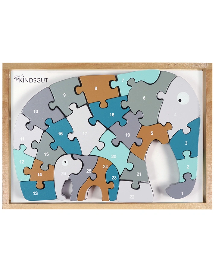 Buchstaben-Puzzle ELEFANT 26-teilig