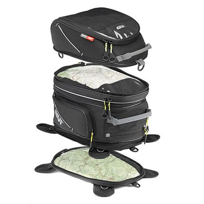 Sacoche réservoir Givi EA103B EASY-T modulable (25 + 15 Litres) Universel - Noir