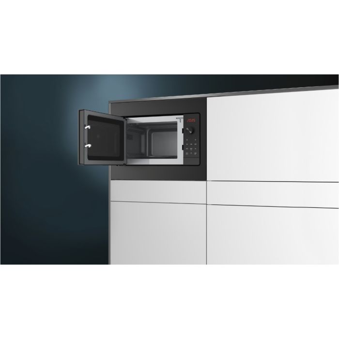 Siemens Einbau-Mikrowelle iQ300 BF523LMB3 Schwarz