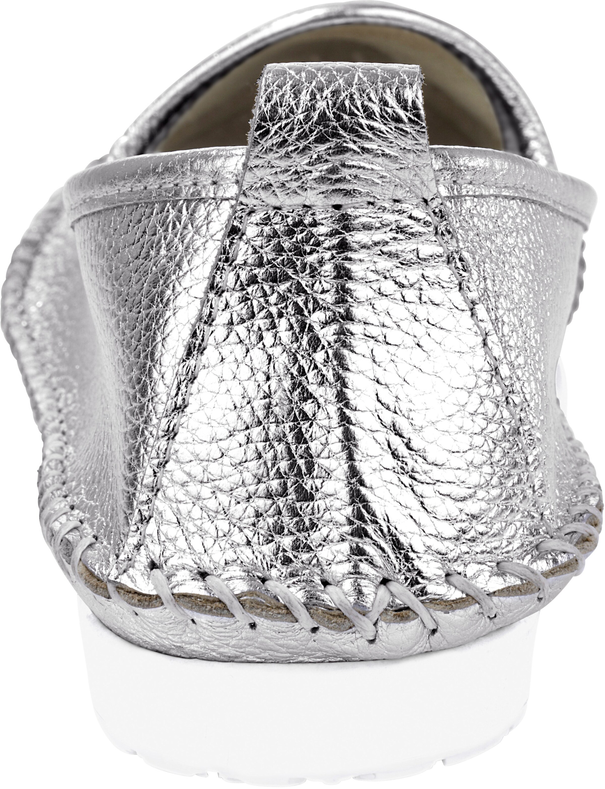 heine Slipper in silberfarben