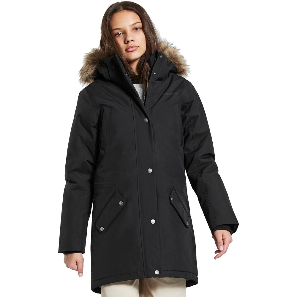Didriksons Arina Parka Mädchen schwarz