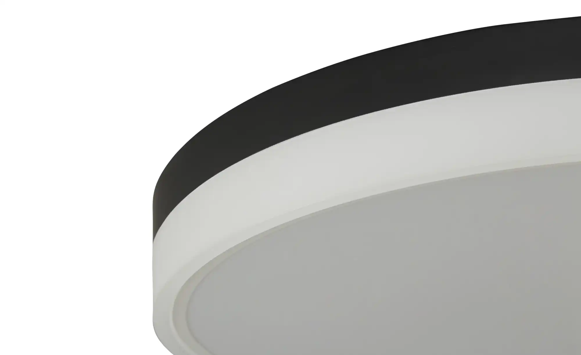 KHG LED-Deckenleuchte, schwarz mit Fernbedienung