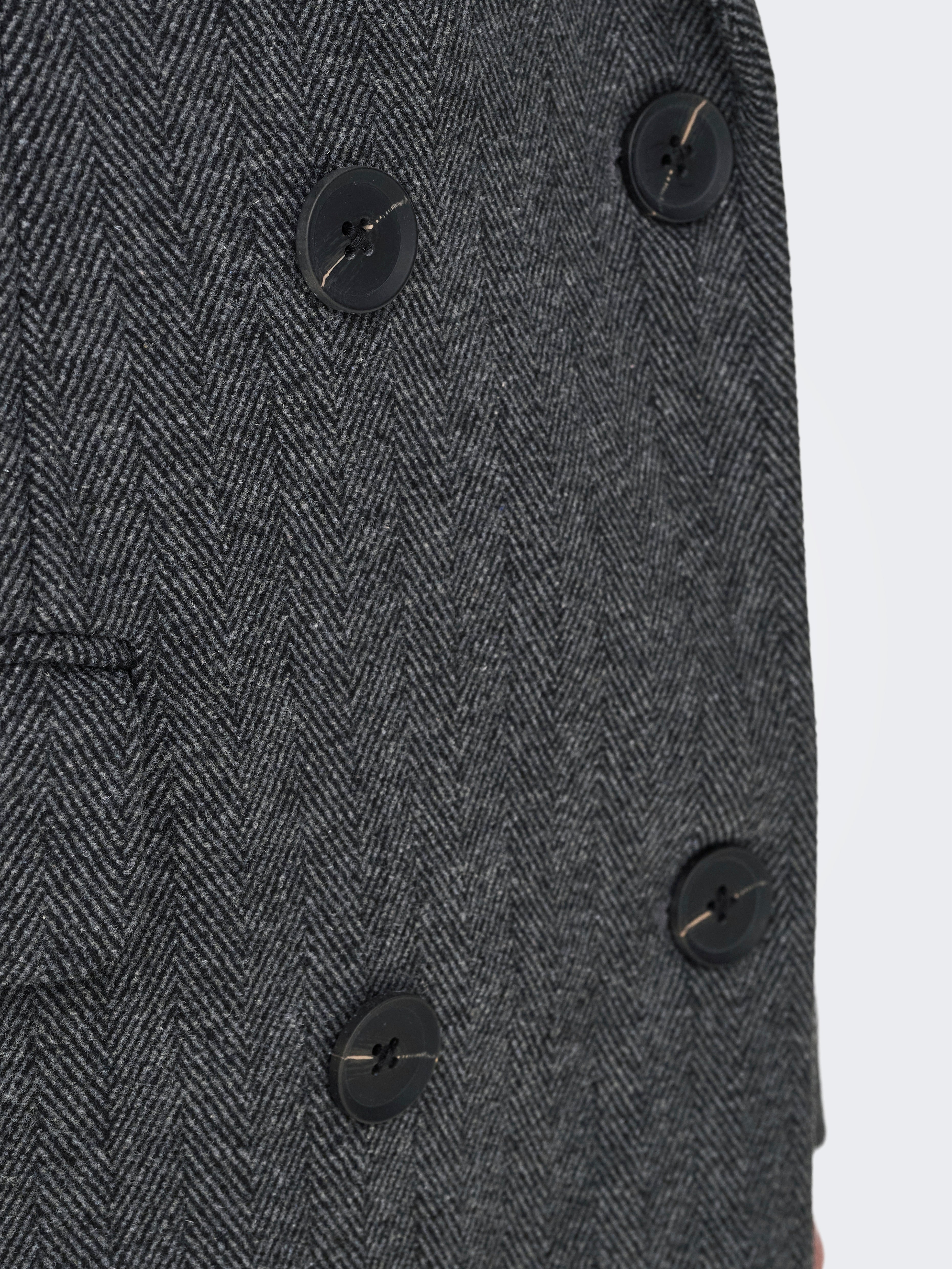 ONLWILLA Mantel Dark Grey Melange