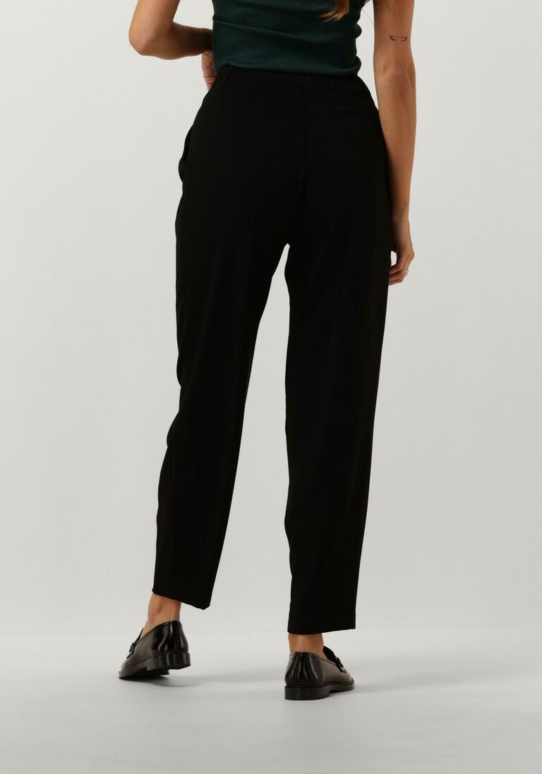 ACCESS zwarte access pantalon mom pants with pleats