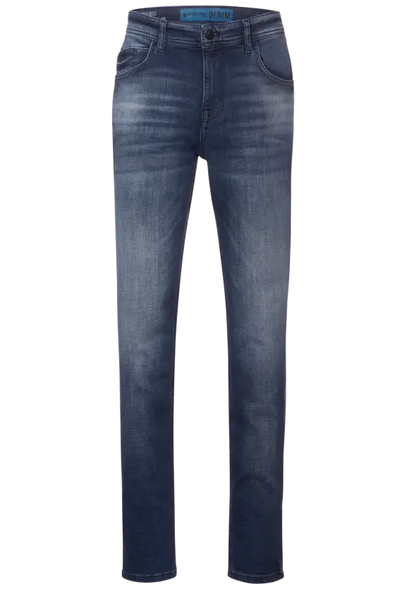 Regular Fit Jeans - indigo blue wash